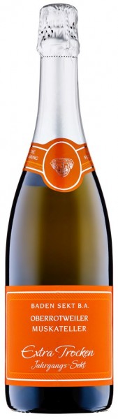 Oberrotweiler Winzersekt Muskateller extra trocken