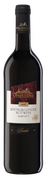 Oberkircher Spätburgunder Rotwein Kabinett