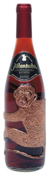 Affentaler Spätburgunder Rotwein QbA in der "Affenflasche"