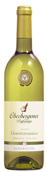 Oberbergener Baßgeige Gewürztraminer Spätlese trocken