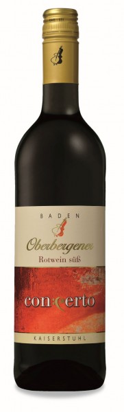 Oberbergener Concerto Rotwein Cuvée QbA süss