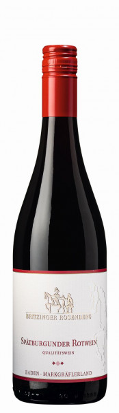 Britzinger Spätburgunder Rotwein QbA halbtrocken