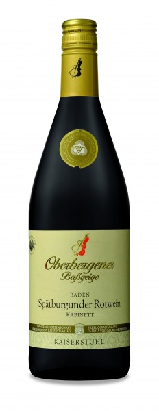 Oberbergener Baßgeige Spätb. Rotwein Kabinett