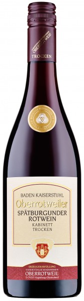 Oberrotweiler Spätb. Rotwein Kabinett trocken