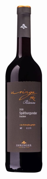 Ihringer Winklerberg URINGA 962 Spätburgunder Rotwein RESÈRVE QbA trocken
