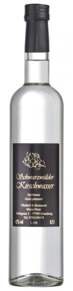 Herp Schwarzwälder Kirschwasser 42% Vol.